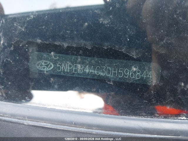 Aukcja sprzedaży 2013 Hyundai Sonata Gls, vin: 5NPEB4AC3DH596844, numer aukcji: 12603810