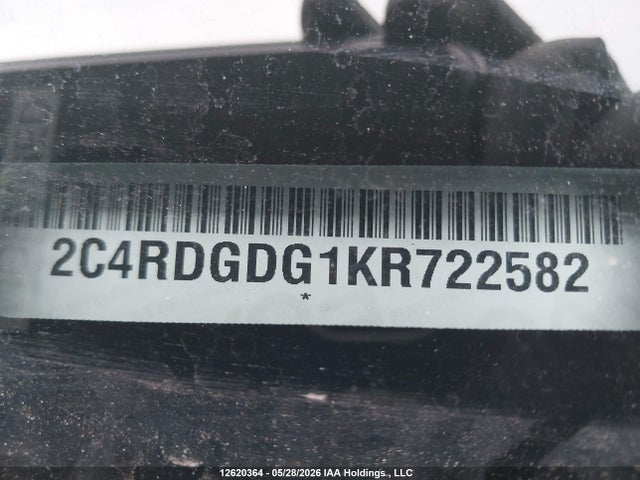 Продажа на аукционе авто 2019 Dodge Grand Caravan Crew, vin: 2C4RDGDG1KR722582, номер лота: 12620364