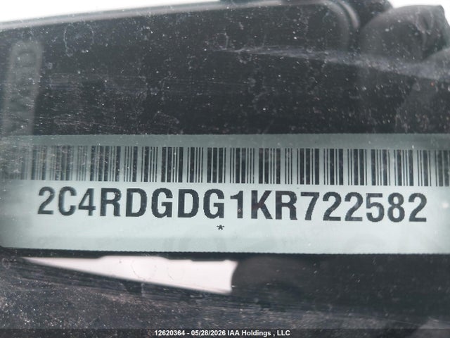 Продажа на аукционе авто 2019 Dodge Grand Caravan Crew, vin: 2C4RDGDG1KR722582, номер лота: 12620364