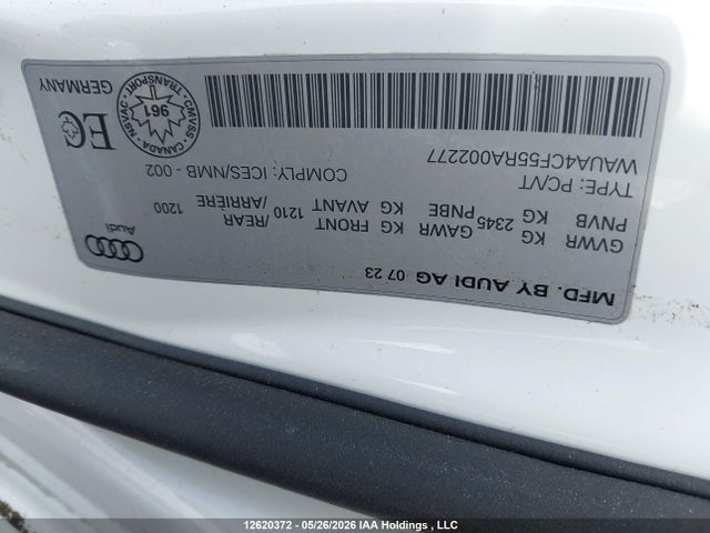 Audi S5 3.0t Progressiv 2024 WAUA4CF55RA002277 Image 20
