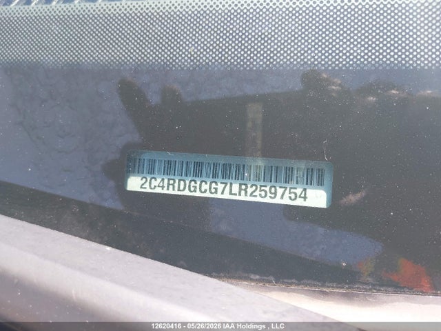 Продаж на аукціоні авто 2020 Dodge Grand Caravan Sxt, vin: 2C4RDGCG7LR259754, номер лоту: 12620416