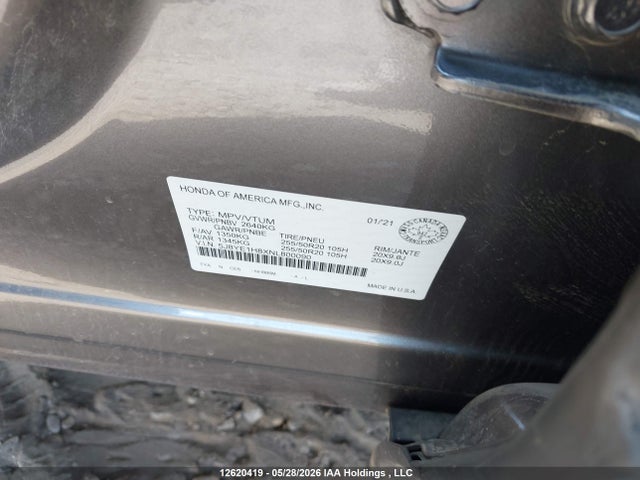 Продажа на аукционе авто 2022 Acura Mdx Platinum Elite, vin: 5J8YE1H8XNL800090, номер лота: 12620419