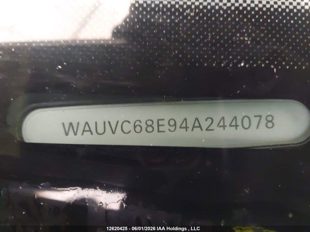 Aukcja sprzedaży 2004 Audi A4 1.8t Avant, vin: WAUVC68E94A244078, numer aukcji: 12620425