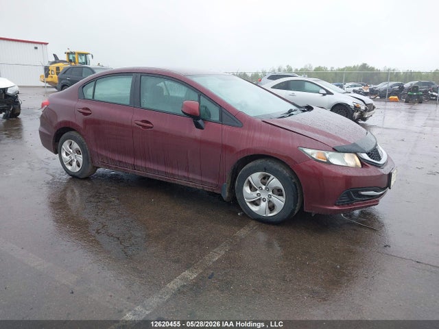 2013 Honda Civic Lx მანქანა იყიდება აუქციონზე, vin: 2HGFB2F40DH043508, აუქციონის ნომერი: 12620455