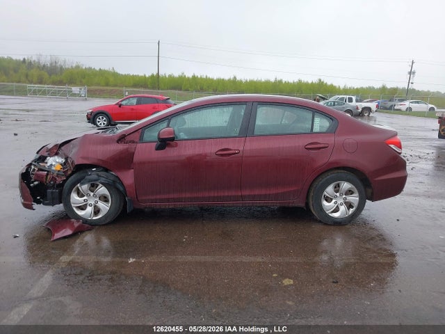 2013 Honda Civic Lx მანქანა იყიდება აუქციონზე, vin: 2HGFB2F40DH043508, აუქციონის ნომერი: 12620455