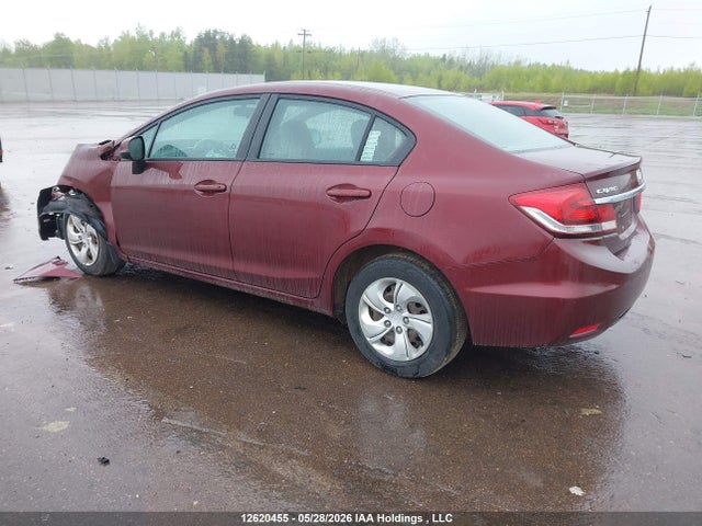 2013 Honda Civic Lx მანქანა იყიდება აუქციონზე, vin: 2HGFB2F40DH043508, აუქციონის ნომერი: 12620455