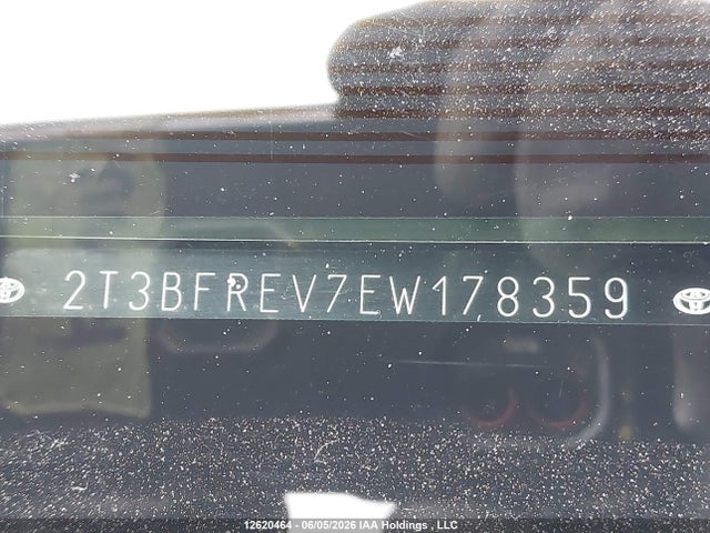 Aukcja sprzedaży 2014 Toyota Rav4 Le, vin: 2T3BFREV7EW178359, numer aukcji: 12620464