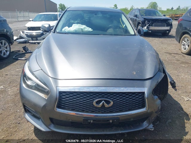 12620479 :رقم المزاد ، JN1BV7AR9FM406377 vin ، 2015 Infiniti Q50 Sport مزاد بيع