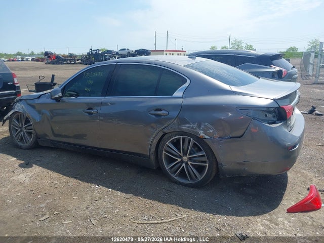 12620479 :رقم المزاد ، JN1BV7AR9FM406377 vin ، 2015 Infiniti Q50 Sport مزاد بيع