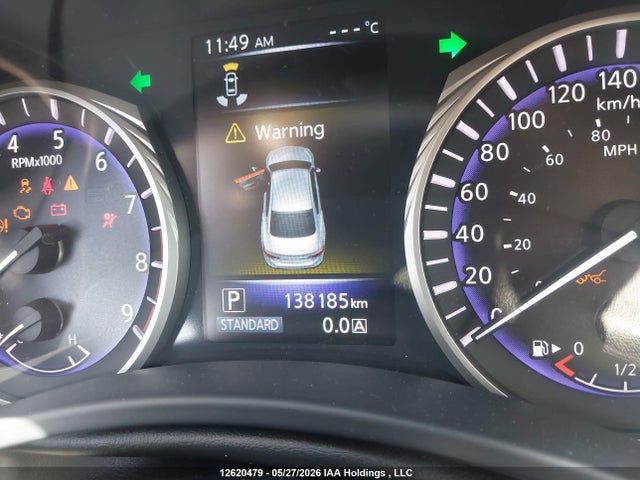 12620479 :رقم المزاد ، JN1BV7AR9FM406377 vin ، 2015 Infiniti Q50 Sport مزاد بيع