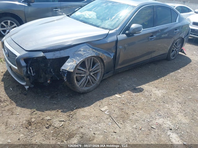 12620479 :رقم المزاد ، JN1BV7AR9FM406377 vin ، 2015 Infiniti Q50 Sport مزاد بيع