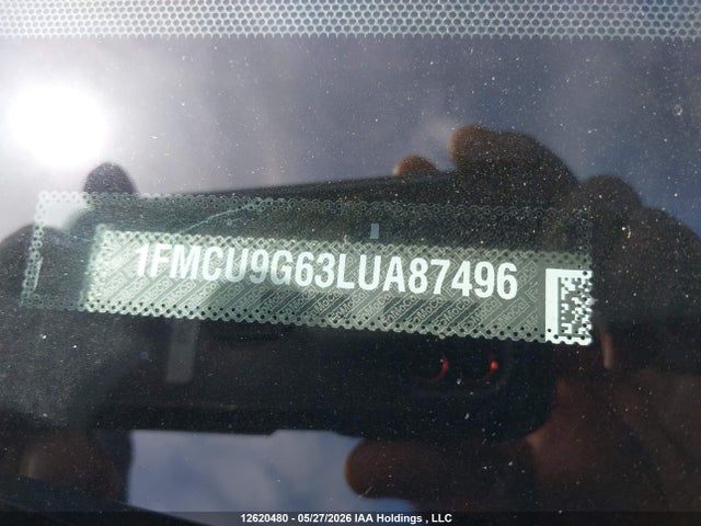 Продажа на аукционе авто 2020 Ford Escape Se, vin: 1FMCU9G63LUA87496, номер лота: 12620480
