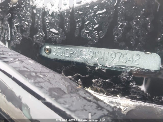 12620481 :رقم المزاد ، 3FADP4CJ9CM197542 vin ، 2012 Ford Fiesta Sel مزاد بيع