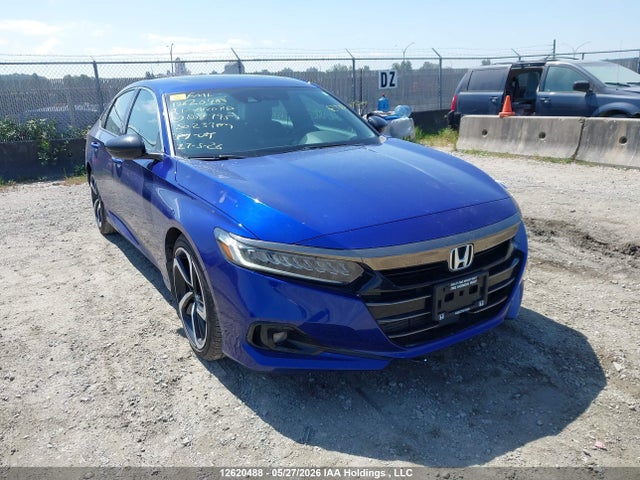 12620488 :رقم المزاد ، 1HGCV1F39MA802795 vin ، 2021 Honda Accord Sport مزاد بيع