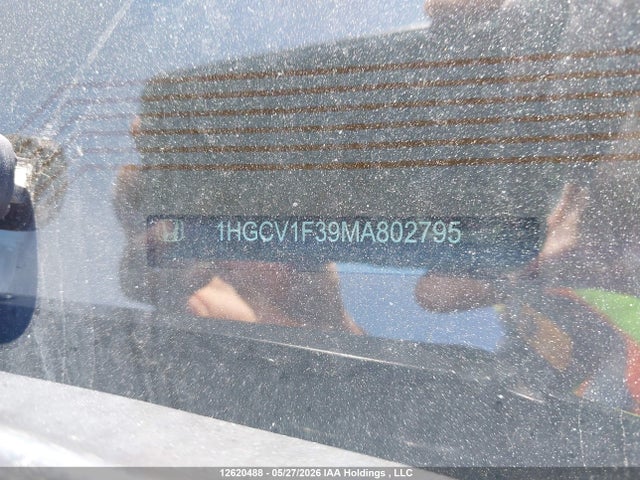 12620488 :رقم المزاد ، 1HGCV1F39MA802795 vin ، 2021 Honda Accord Sport مزاد بيع