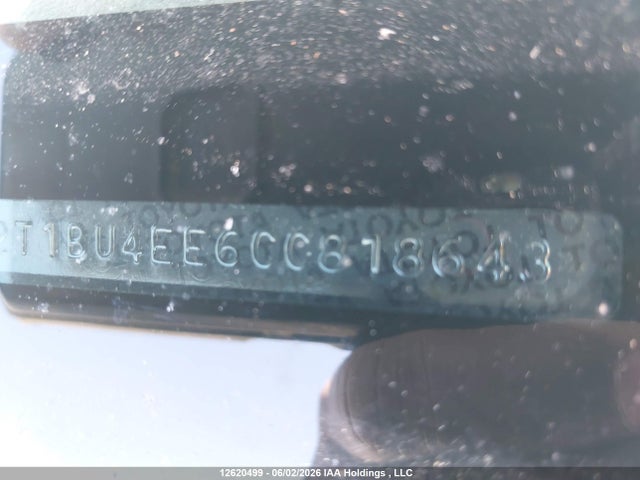 12620499 :رقم المزاد ، 2T1BU4EE6CC818643 vin ، 2012 Toyota Corolla Ce مزاد بيع