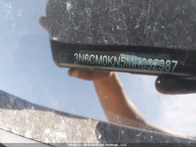 Aukcja sprzedaży 2021 Nissan Nv200 S/sv, vin: 3N6CM0KN5MK692987, numer aukcji: 12620512