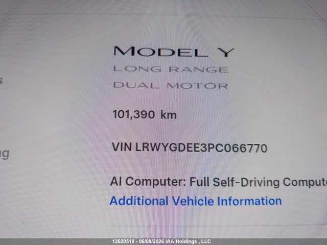 Tesla Model Y Long Range 2023 LRWYGDEE3PC066770 Image 15