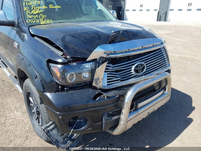 2010 Toyota Tundra Limited 5.7l V8 მანქანა იყიდება აუქციონზე, vin: 5TFBY5F1XAX112831, აუქციონის ნომერი: 12620537