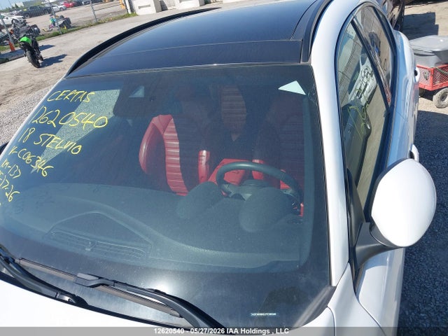 12620540 :رقم المزاد ، ZASFAKNN2J7C06346 vin ، 2018 Alfa Romeo Stelvio Ti Sport مزاد بيع