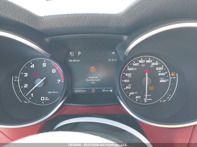 12620540 :رقم المزاد ، ZASFAKNN2J7C06346 vin ، 2018 Alfa Romeo Stelvio Ti Sport مزاد بيع