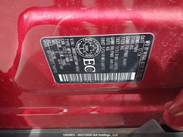 Aukcja sprzedaży 2025 Nissan Rogue Sv/rock Creek, vin: JN8BT3BB7SW418642, numer aukcji: 12620631