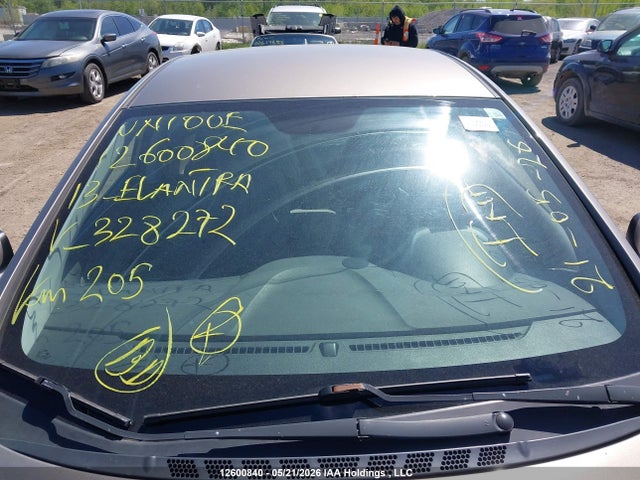 Продаж на аукціоні авто 2013 Hyundai Elantra Gl, vin: 5NPDH4AEXDH328272, номер лоту: 12600840