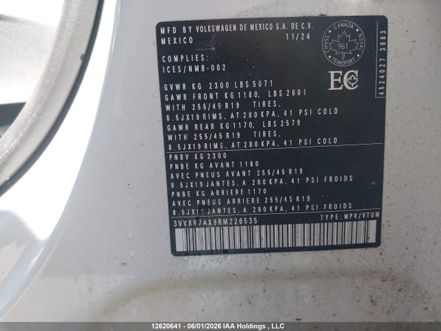 Volkswagen Tiguan 2024 3VV8B7AX9RM226535 Image 18