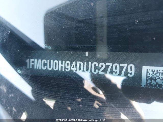 12620653 :رقم المزاد ، 1FMCU0H94DUC27979 vin ، 2013 Ford Escape Sel مزاد بيع
