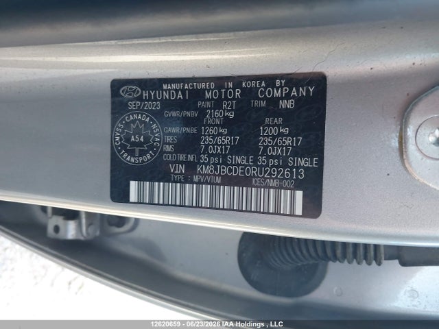 Hyundai TUCSON SEL 2024 KM8JBCDE0RU292613 Image 19