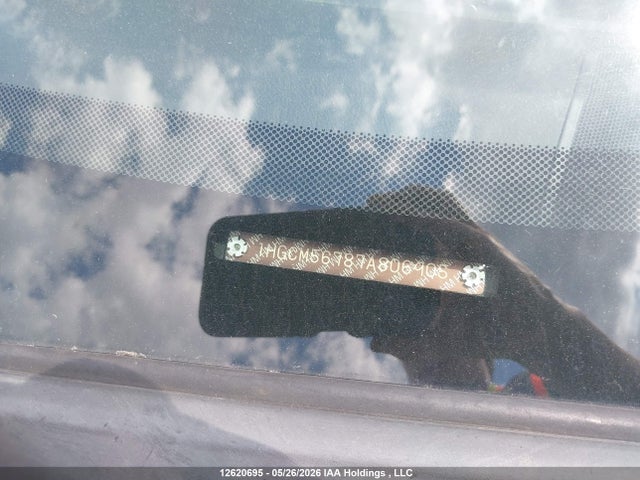 Продаж на аукціоні авто 2007 Honda Accord Ex, vin: 1HGCM56787A806905, номер лоту: 12620695
