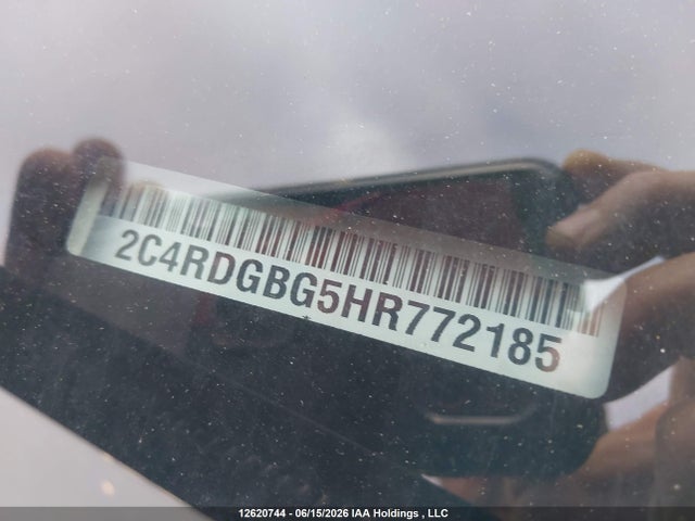 12620744 :رقم المزاد ، 2C4RDGBG5HR772185 vin ، 2017 Dodge Grand Caravan Cvp/sxt مزاد بيع