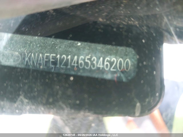 Продажа на аукционе авто 2006 Kia Spectra Lx/ex, vin: KNAFE121465346200, номер лота: 12620745
