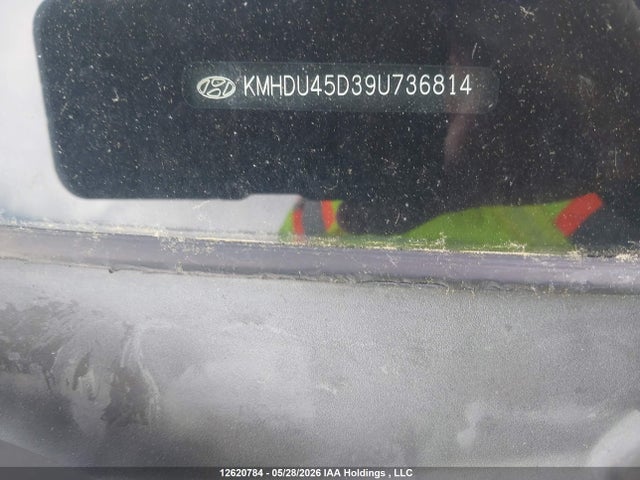 2009 Hyundai Elantra Gls/se მანქანა იყიდება აუქციონზე, vin: KMHDU45D39U736814, აუქციონის ნომერი: 12620784