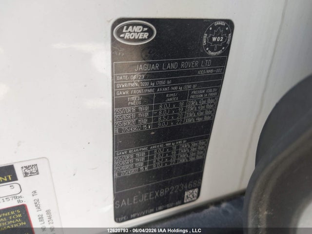 SALEJEEX8P2234688 Land Rover Defender 110 S