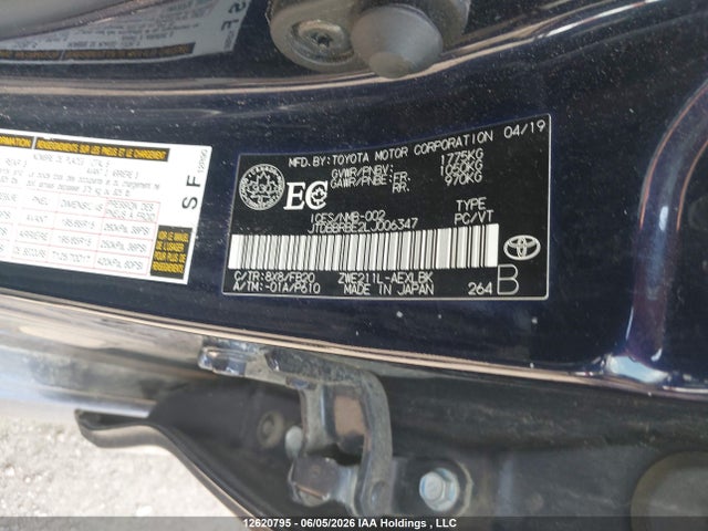 Toyota Corolla Hybrid 2020 JTDBBRBE2LJ006347 Image 9