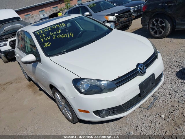2012 Volkswagen Golf 2.5l Comfortline/2.5l Highline/2.5l Sportline/2.5l Trendline მანქანა იყიდება აუქციონზე, vin: WVWDA7AJ9CW206014, აუქციონის ნომერი: 12620814