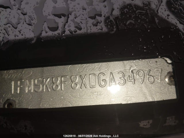 2013 Ford Explorer Limited მანქანა იყიდება აუქციონზე, vin: 1FM5K8F8XDGA34967, აუქციონის ნომერი: 12620818