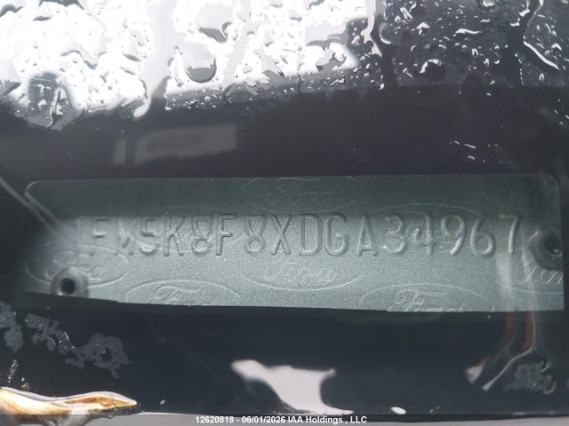2013 Ford Explorer Limited მანქანა იყიდება აუქციონზე, vin: 1FM5K8F8XDGA34967, აუქციონის ნომერი: 12620818