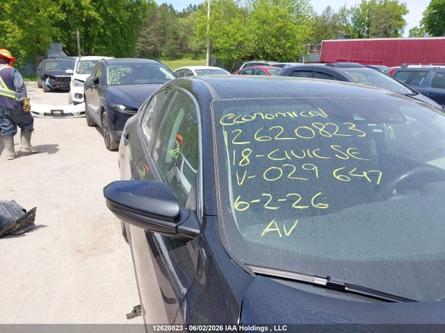 12620823 :رقم المزاد ، 2HGFC2F67JH029647 vin ، 2018 Honda Civic Se مزاد بيع