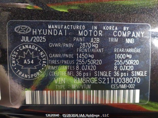 Продаж на аукціоні авто 2026 Hyundai Palisade Preferred Trend, vin: KM8RGES21TU038070, номер лоту: 12620840