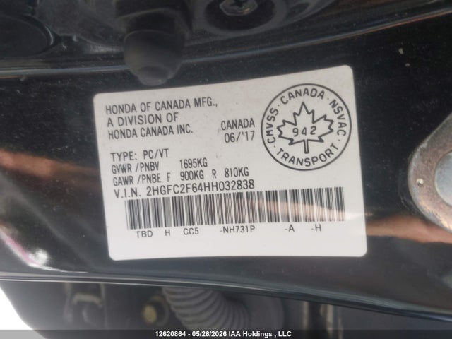 Honda Civic Lx 2017 2HGFC2F64HH032838 Image 18
