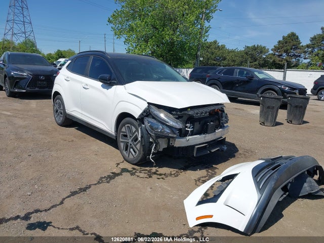 2023 Hyundai Kona Electric Preferred With Two-tone Roof მანქანა იყიდება აუქციონზე, vin: KM8K23AG0PU190297, აუქციონის ნომერი: 12620881