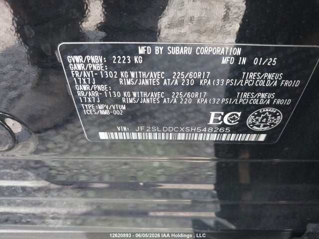 Subaru Forester Touring 2025 JF2SLDDCXSH548265 Image 19