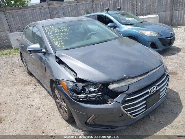 2018 Hyundai Elantra Sel/value/limited მანქანა იყიდება აუქციონზე, vin: KMHD84LF8JU538842, აუქციონის ნომერი: 12620911
