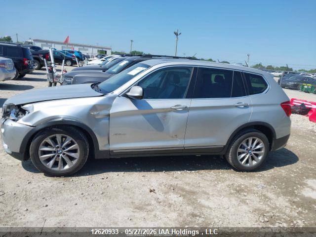 2012 Bmw X3 Xdrive35i მანქანა იყიდება აუქციონზე, vin: 5UXWX7C5XCL735754, აუქციონის ნომერი: 12620933