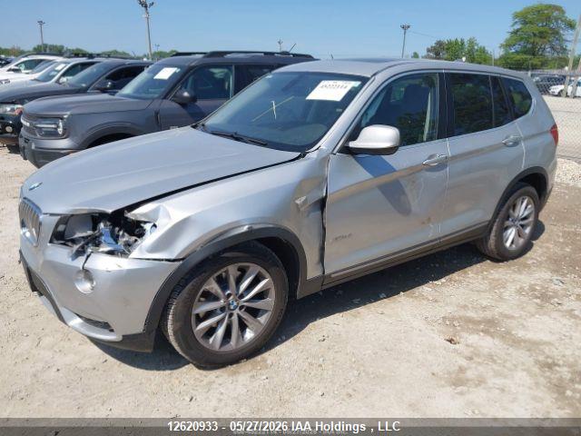 2012 Bmw X3 Xdrive35i მანქანა იყიდება აუქციონზე, vin: 5UXWX7C5XCL735754, აუქციონის ნომერი: 12620933