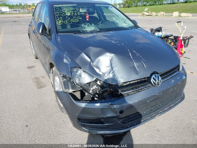 Продаж на аукціоні авто 2017 Volkswagen Golf 1.8 Tsi Comfortline/1.8 Tsi Highline/1.8 Tsi Trendline, vin: 3VW217AUXHM047882, номер лоту: 12620951