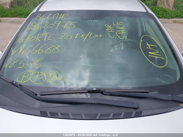 12620975 :رقم المزاد ، KNAFK5A82G5466688 vin ، 2016 Kia Forte 2.0l Ex/2.0l Lx+ مزاد بيع