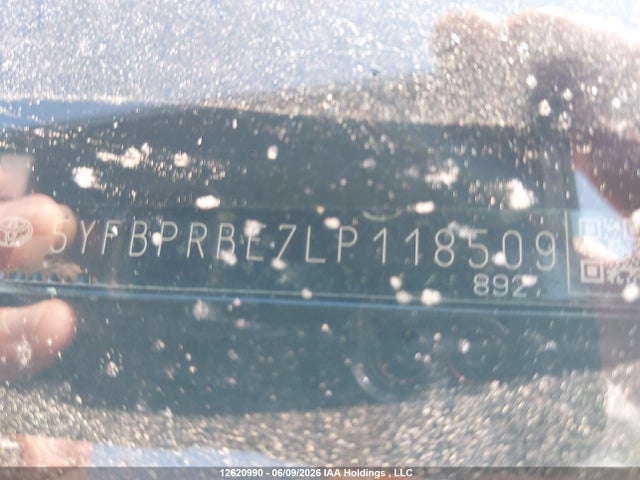 5YFBPRBE7LP118509 Toyota COROLLA LE